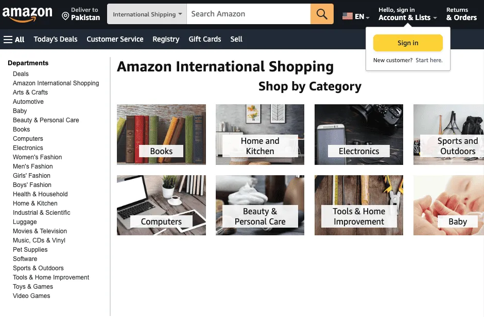 amazon-pakistan-international-category