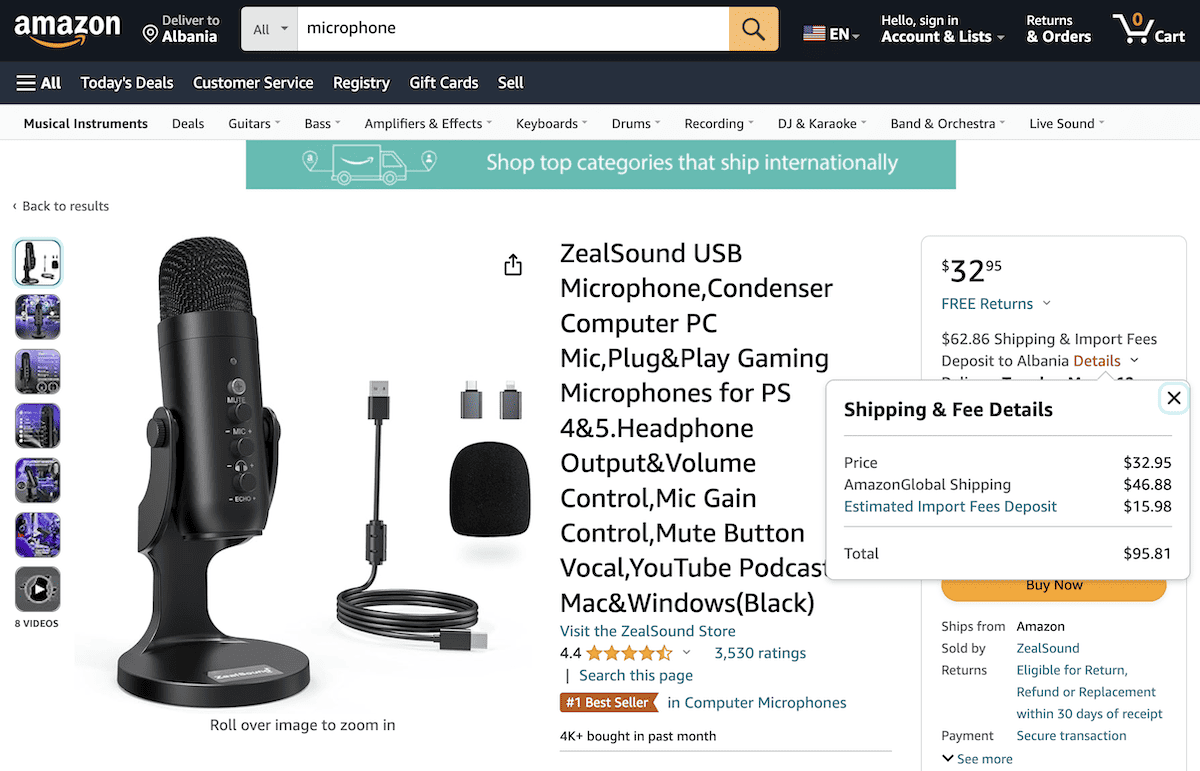 Does Amazon Ship to Albania? (How To, Fees, and More) 2024