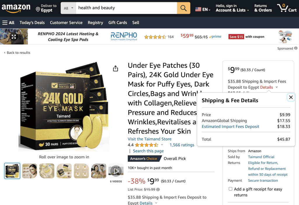 Does Amazon Ship to Egypt? (How To, Fees, and More) 2024