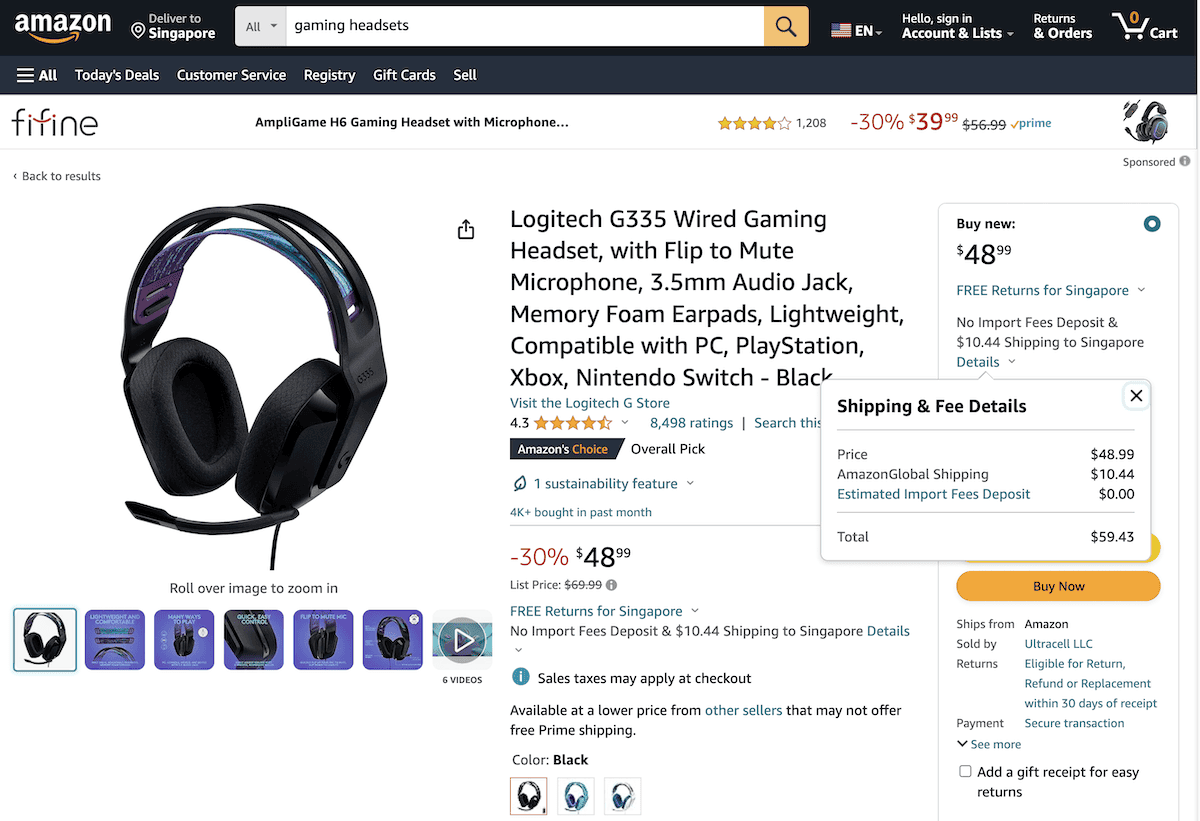 Does Amazon Ship to Singapore? (How To, Fees, and More) 2024