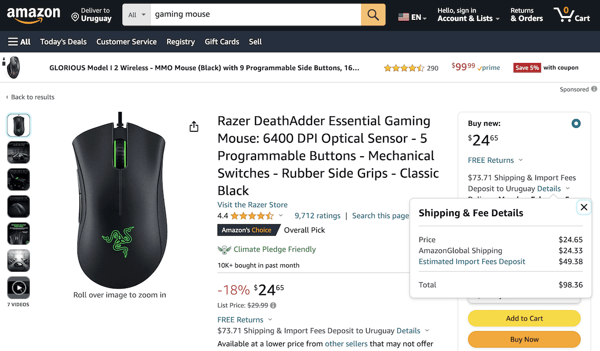 Does Amazon Ship to Uruguay? (How To, Fees, and More) 2024